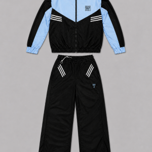 SCF Z Originals Black & Sky-Blue Tracksuit